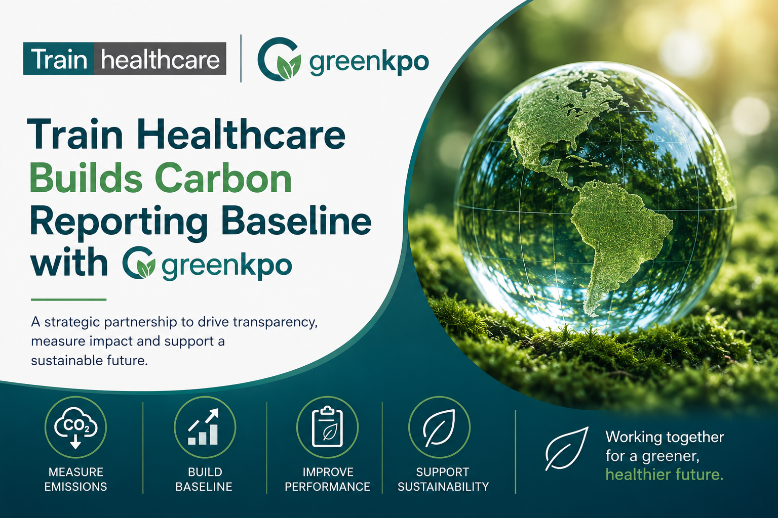 Train Healthcare carbon reporting baseline